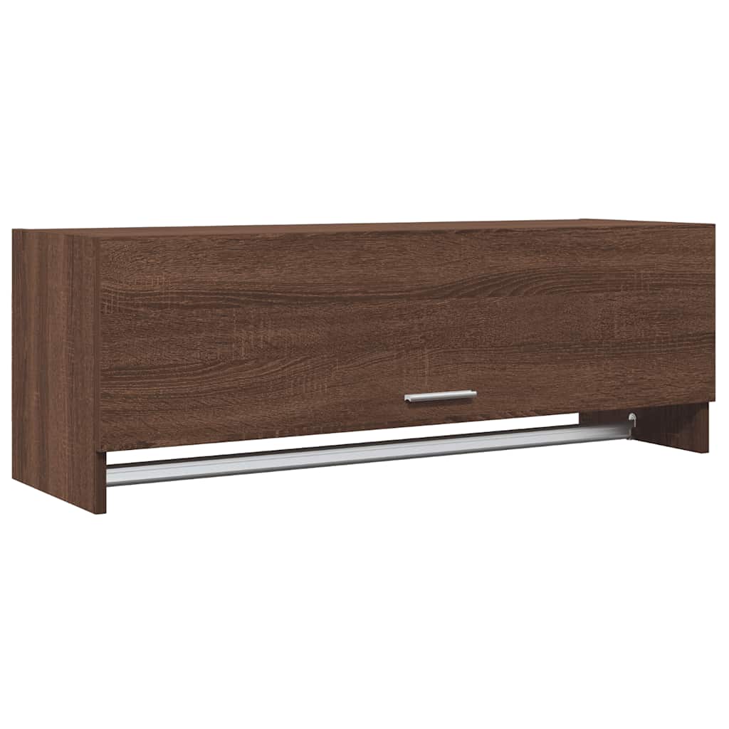 Ormar boja smeđeg hrasta 100x32,5x35 cm konstruirano drvo