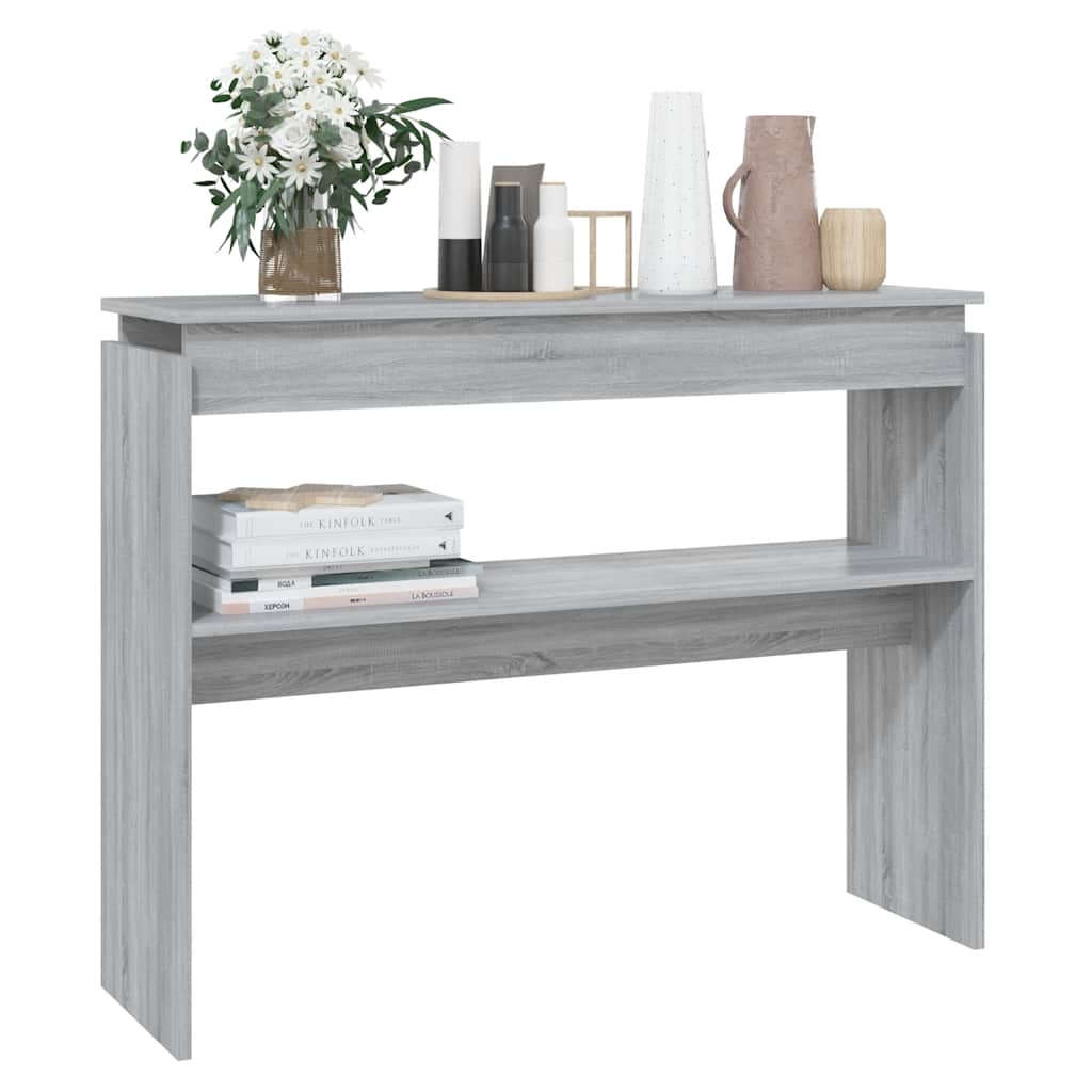 Konzolni stol boja hrasta sonome 102x30x80 cm konstruirano drvo