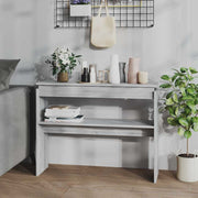 Konzolni stol boja hrasta sonome 102x30x80 cm konstruirano drvo