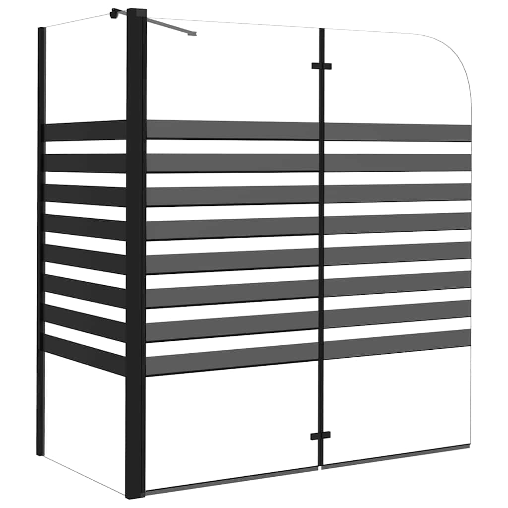 Prugasta tuš-kabina 120 x 68 x 130 cm od kaljenog stakla