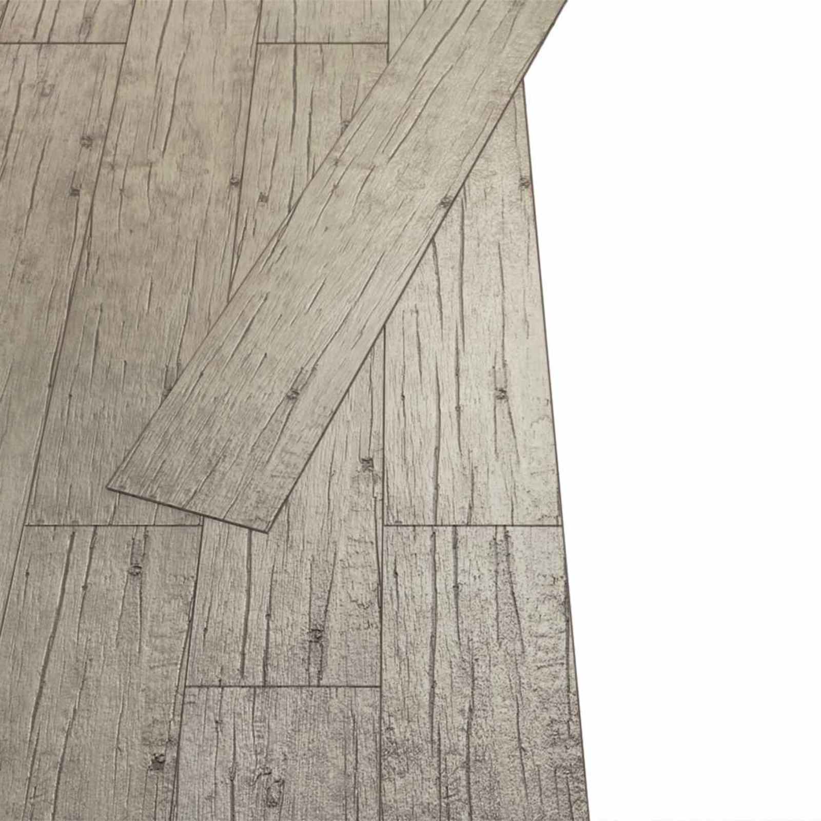 Podne daske 2,51 m² 18 pcs PVC Isprana boja hrasta