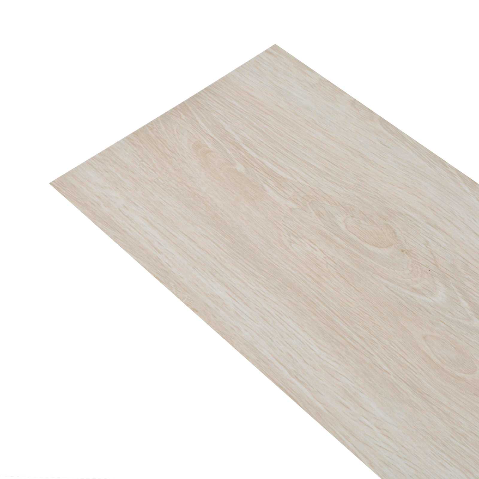 Podne daske 18 pcs Hrast klasično bijeli 2,51 m² PVC