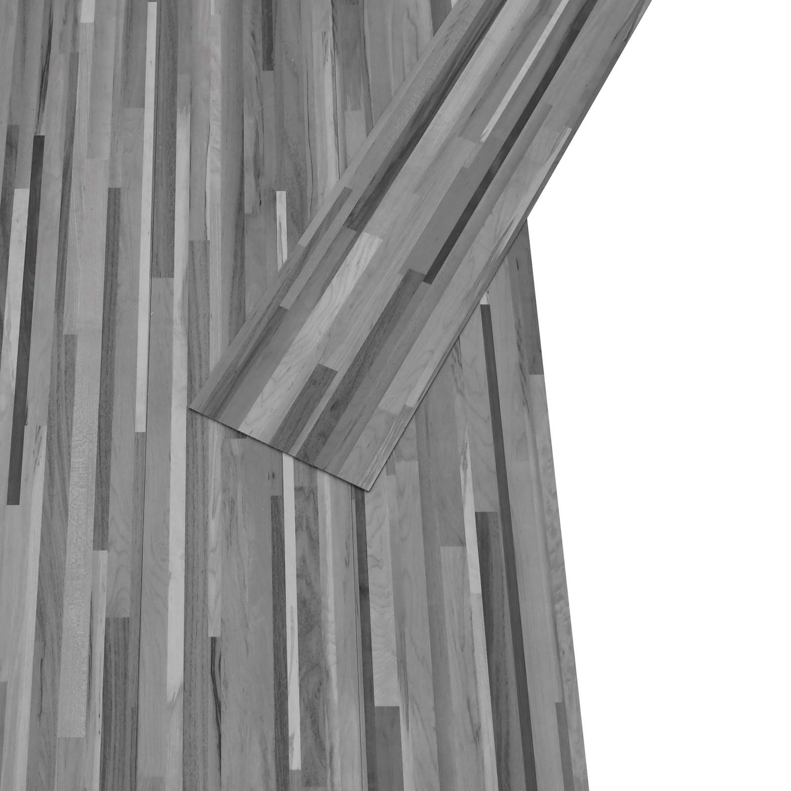 Podne daske 2,51 m² 18 pcs PVC Prugasta siva