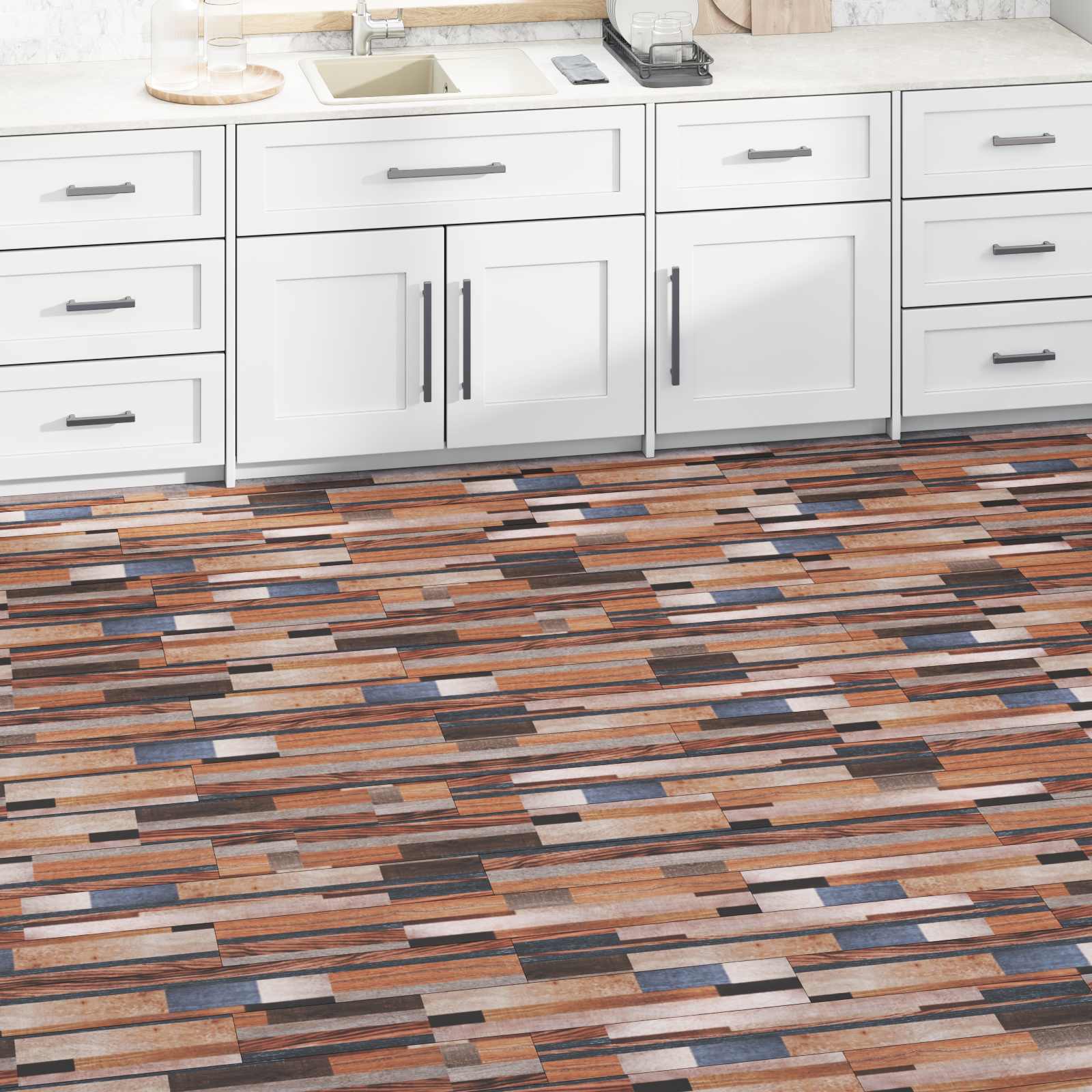 Podne daske 18 pcs Šareni 2,51 m² PVC