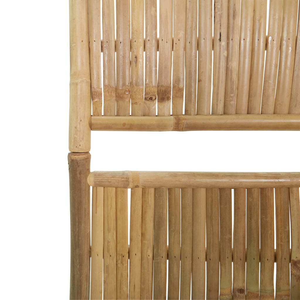Sobna pregrada s 5 panela od bambusa 200 x 180 cm