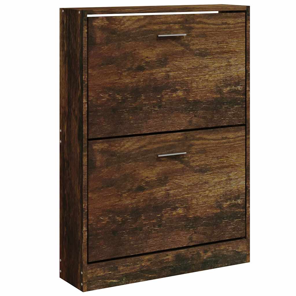 Ormarić za cipele boja hrasta 59x17x108 cm konstruirano drvo