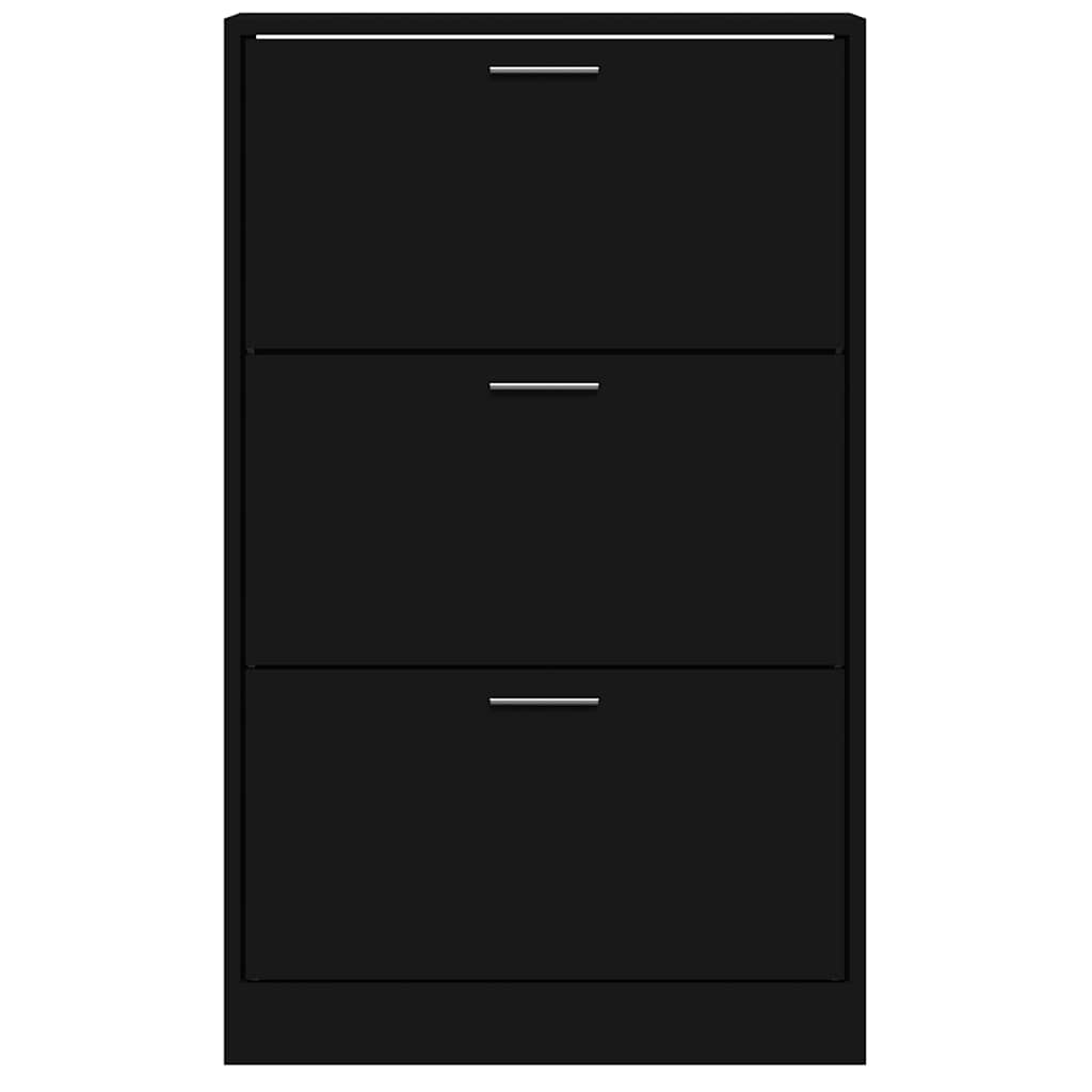 Ormarić za cipele crna 63x24x103 cm konstruirano drvo