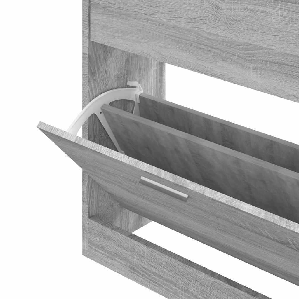 Ormarić za cipele boja hrasta 63x24x81 cm konstruirano drvo