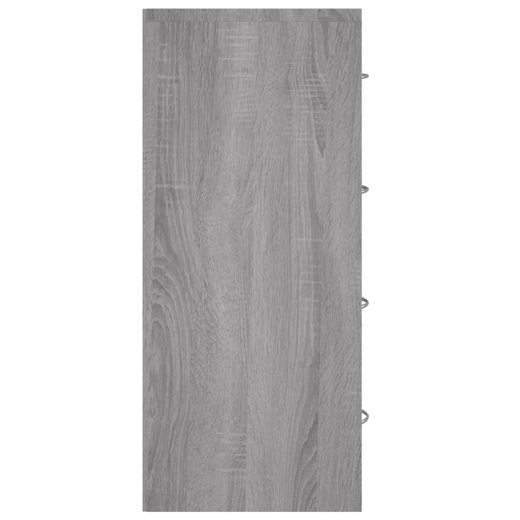Komoda s 4 ladice 60 x 30,5 x 71 cm boja hrasta sonome