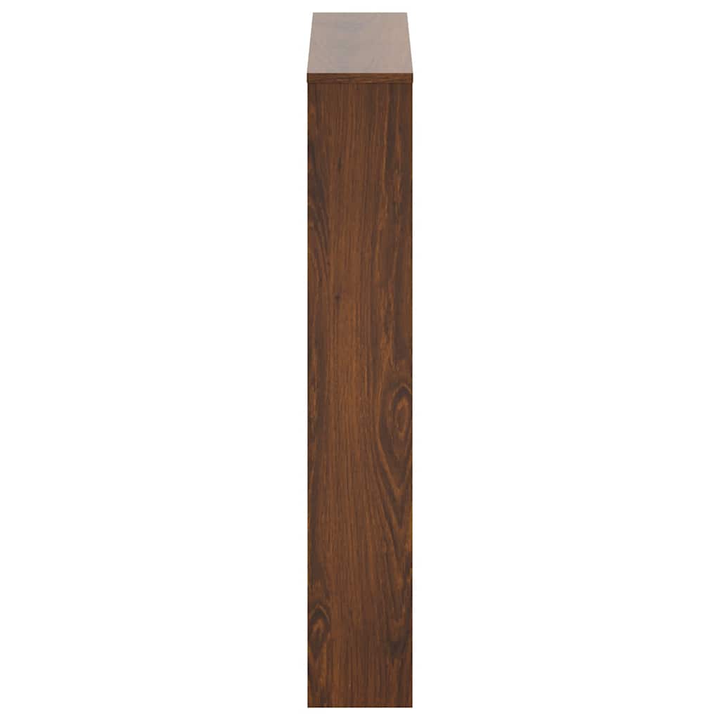 Ormarić za cipele s ogledalom 3razine Smeđi hrast 63x17x102,5cm