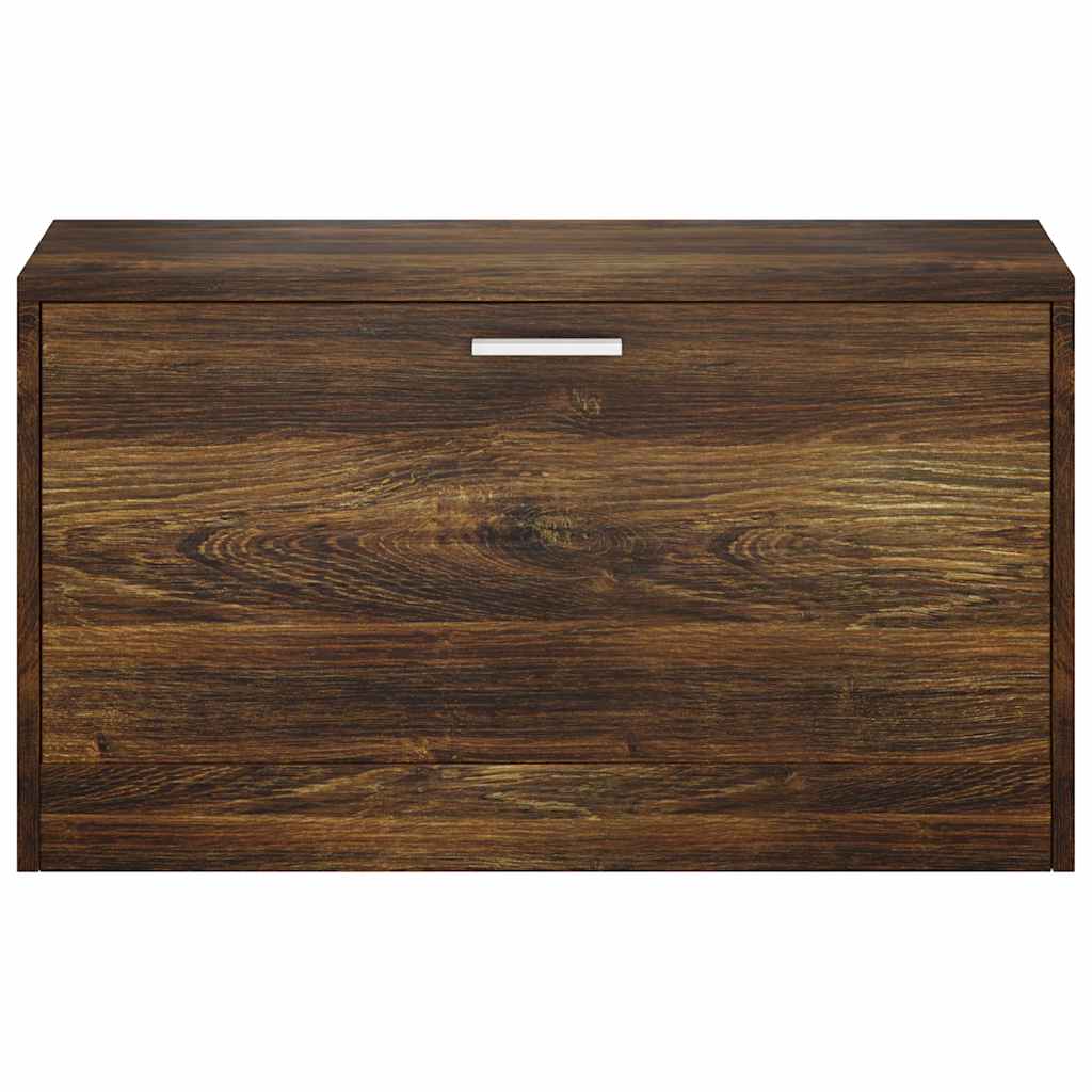 Klupa za cipele boja hrasta 80 x 24 x 45 cm konstruirano drvo