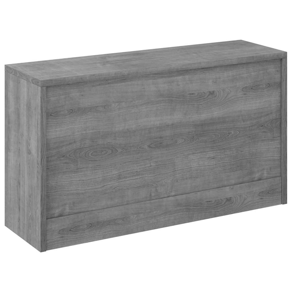 Klupa za cipele boja sivog hrasta 80x24x45 cm konstruirano drvo
