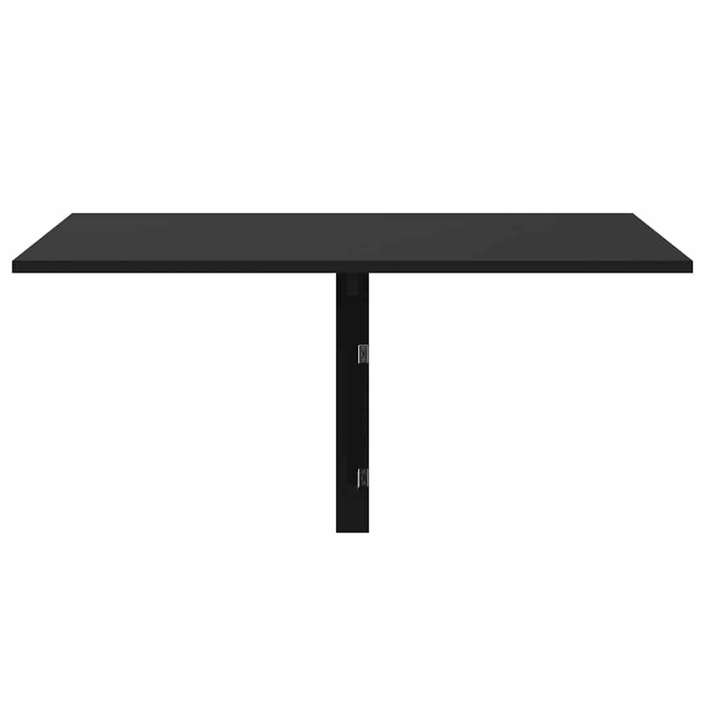 Sklopivi zidni stol crni 100 x 60 x 56 cm od konstruiranog drva