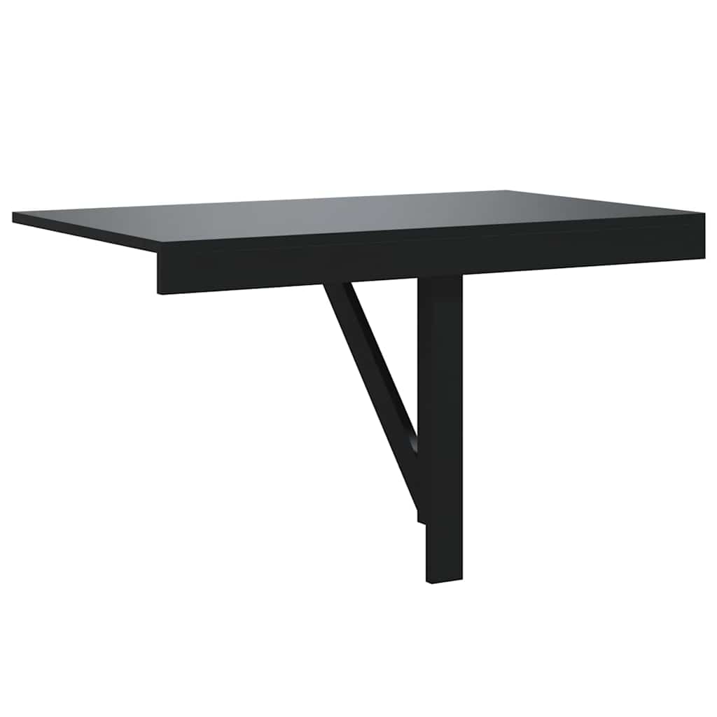 Sklopivi zidni stol crni 100 x 60 x 56 cm od konstruiranog drva