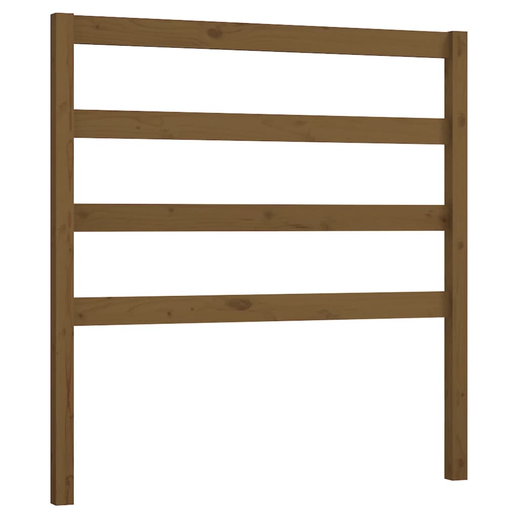 Uzglavlje za krevet boja meda 81 x 4 x 100 cm masivna borovina
