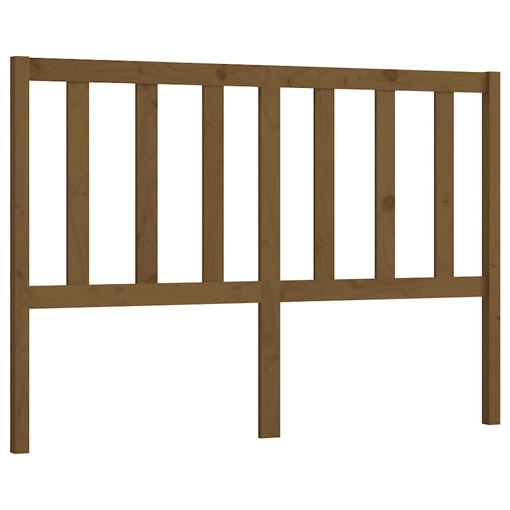 Uzglavlje za krevet boja meda 141 x 4 x 100 cm masivna borovina