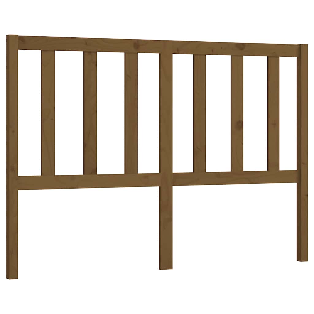 Uzglavlje za krevet boja meda 156 x 4 x 100 cm masivna borovina