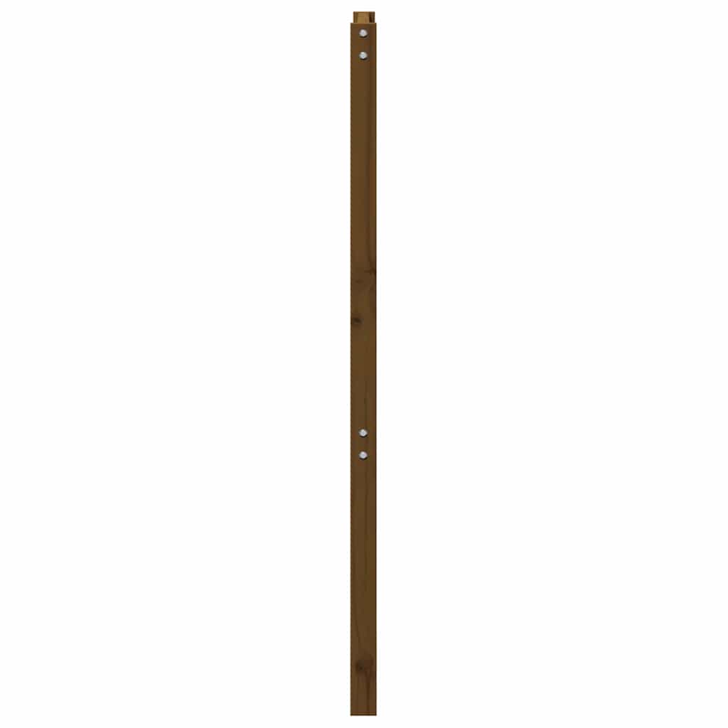 Uzglavlje za krevet boja meda 96 x 4 x 100 cm masivna borovina