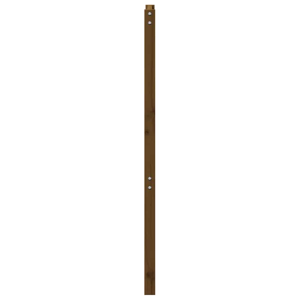 Uzglavlje za krevet boja meda 106 x 4 x 100 cm masivna borovina