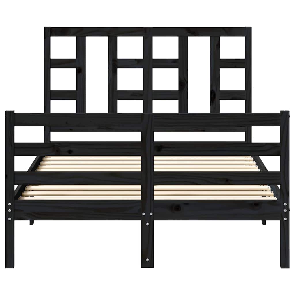 Uzglavlje za krevet boja meda 206 x 4 x 100 cm masivna borovina