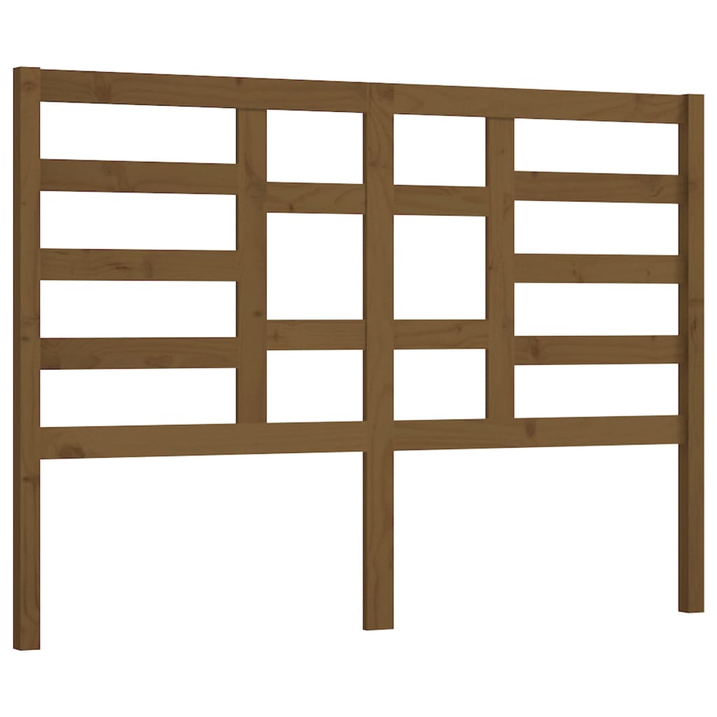 Uzglavlje za krevet boja meda 141 x 4 x 104 cm masivna borovina