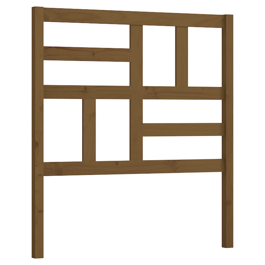 Uzglavlje za krevet boja meda 81 x 4 x 104 cm masivna borovina