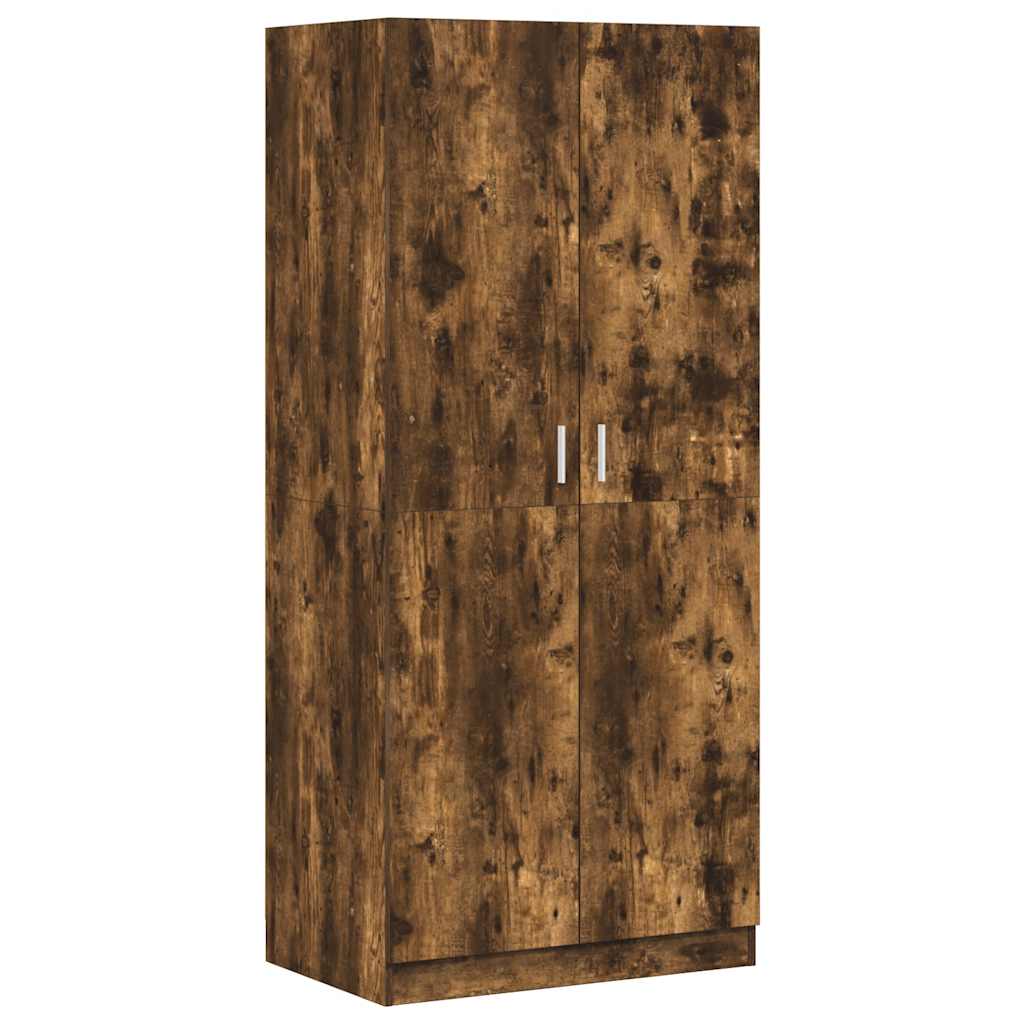 Ormar boja dimljenog hrasta 80 x 52 x 180 cm konstruirano drvo