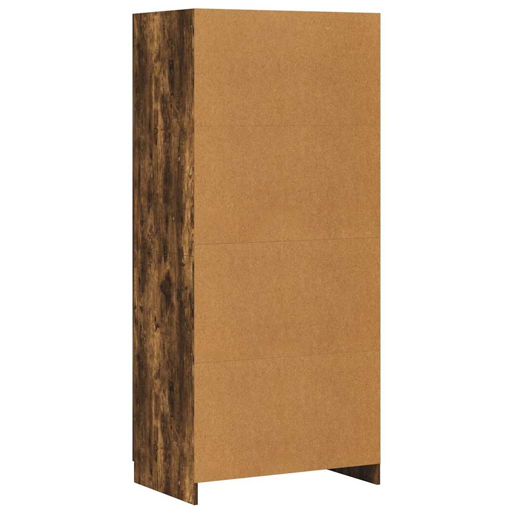 Ormar boja dimljenog hrasta 80 x 52 x 180 cm konstruirano drvo