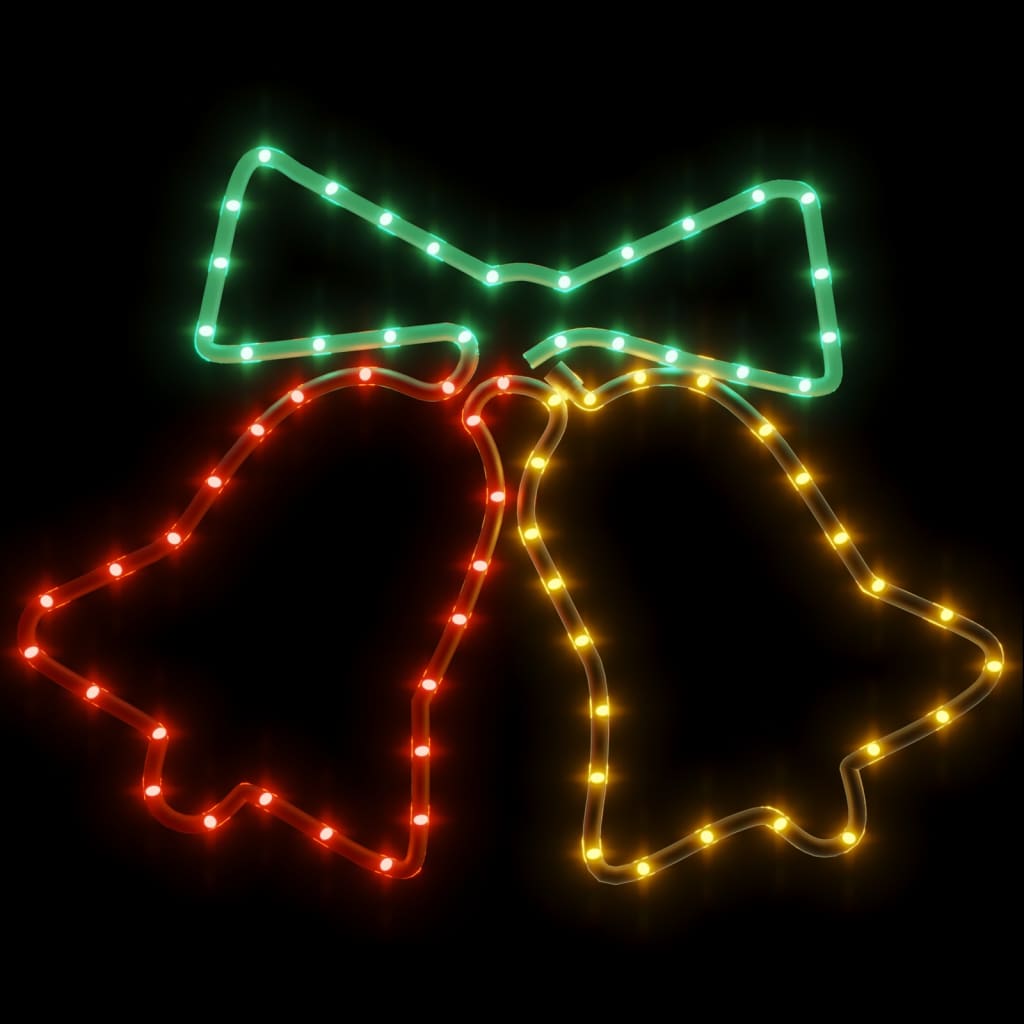 Figura božićnih zvona sa 72 LED žarulje 50 x 56 cm