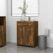 Kupaonski ormarić boja dimljenog hrasta 60 x 33 x 80 cm drveni