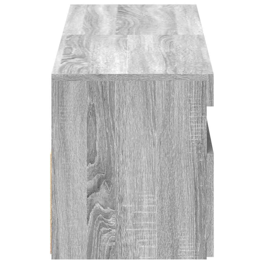 TV ormarići 2 kom s LED svjetlima boja hrasta sonome 60x35x40cm
