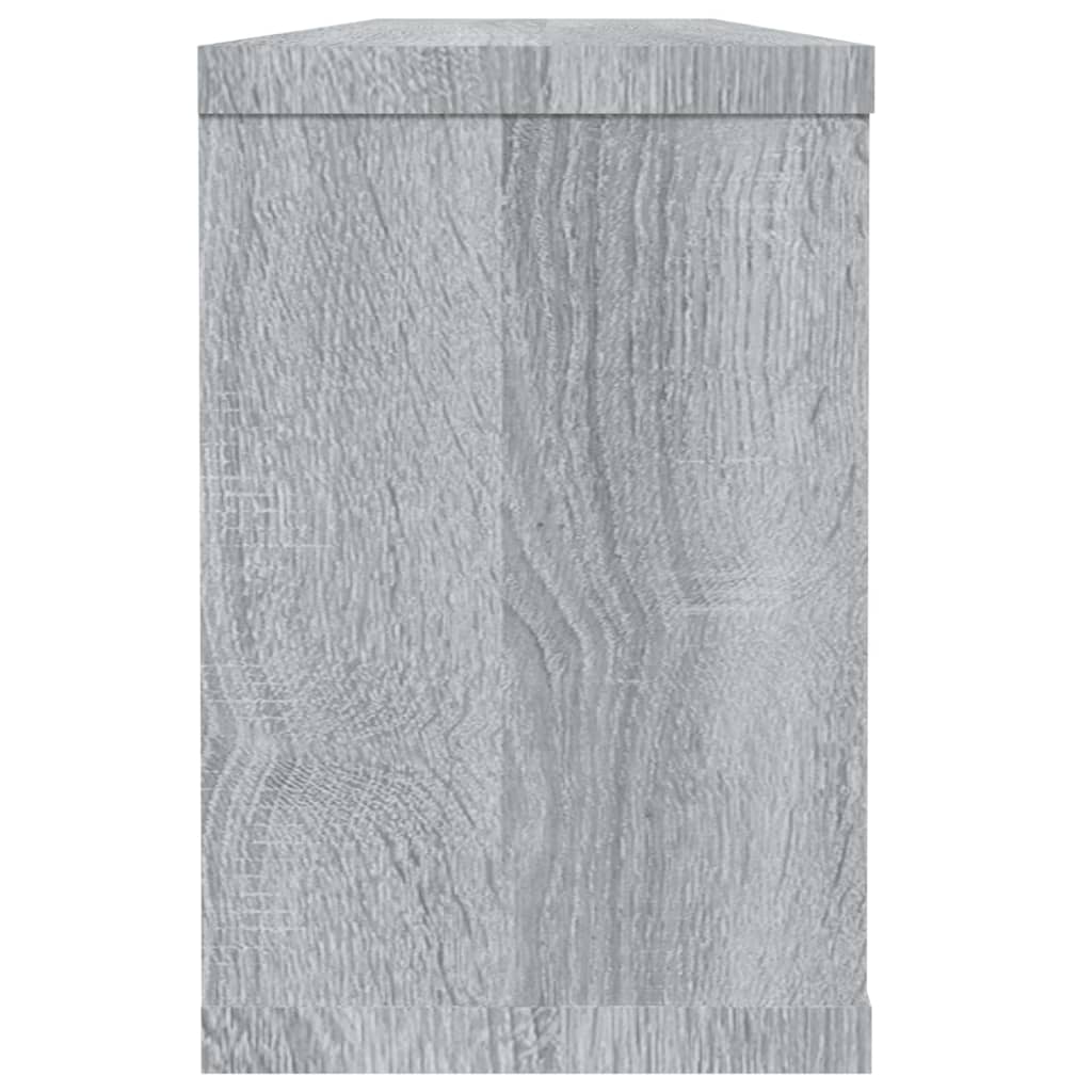 Kockaste zidne police 6 kom hrast sonoma 60 x 15 x 23 cm drvene
