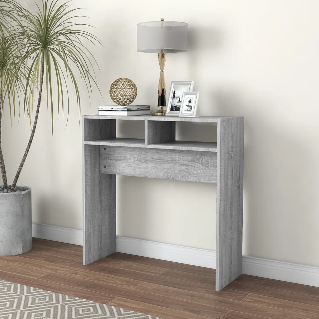 Konzolni stol boja hrasta sonome 78x30x80 cm konstruirano drvo