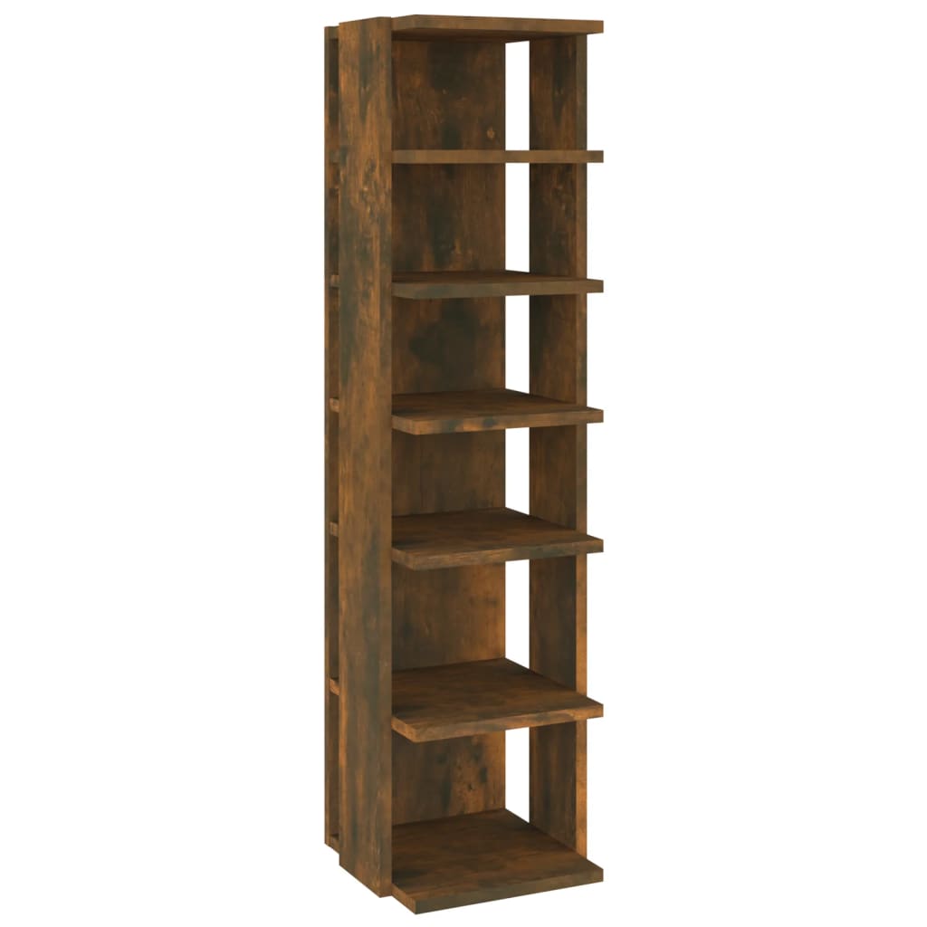 Stalci za cipele 2 kom dimljeni hrast 27,5 x 27 x 102 cm drveni