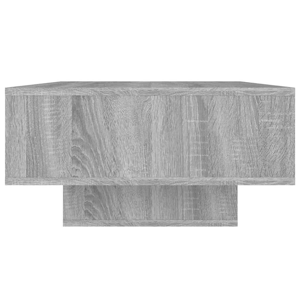 Stolić za kavu siva boja hrasta sonome 105 x 55 x32 cm drveni