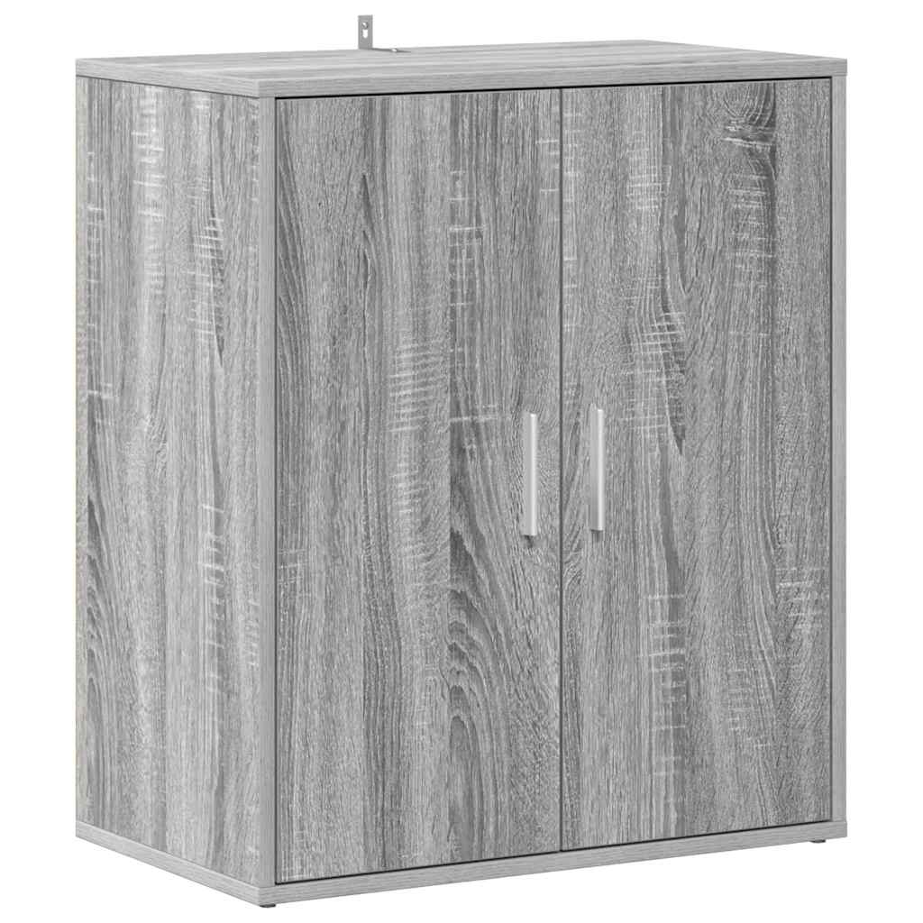 Ormarić za cipele sivi hrast 60 x 35 x 70 cm konstruirano drvo