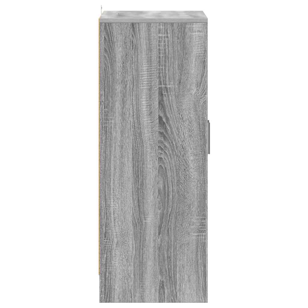 Ormarić za cipele sivi hrast 60 x 35 x 92 cm konstruirano drvo