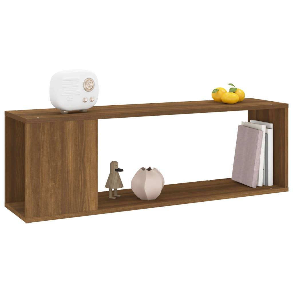 TV ormarić boja smeđeg hrasta 100x24x32 cm konstruirano drvo