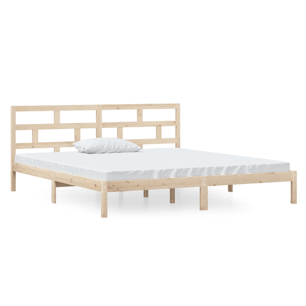 Okvir za krevet od masivne borovine 140 x 190 cm
