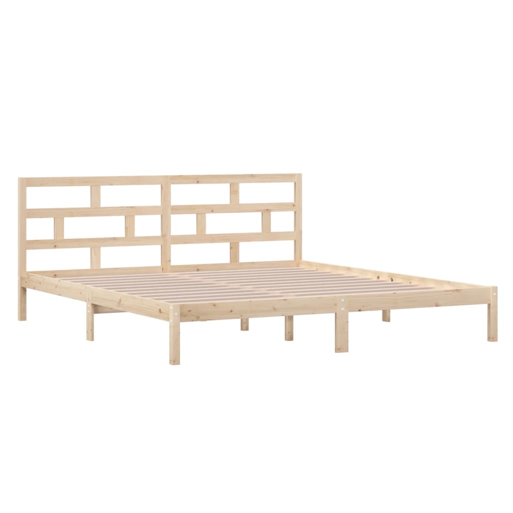 Okvir za krevet od masivne borovine 140 x 190 cm