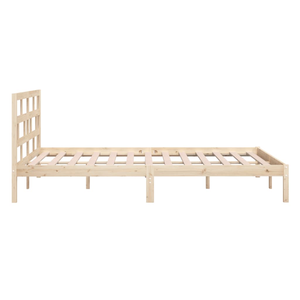 Okvir za krevet od masivne borovine 140 x 190 cm