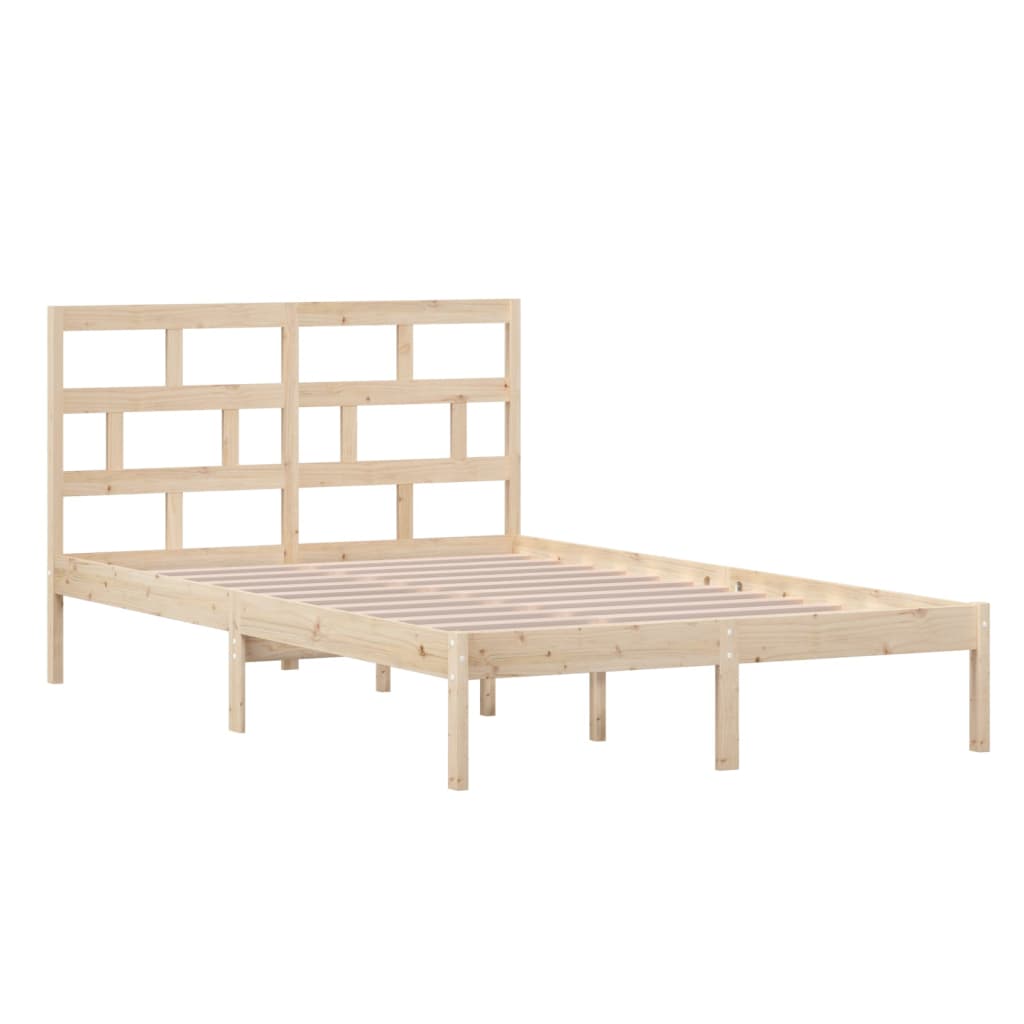 Okvir za krevet od masivne borovine 120 x 200 cm