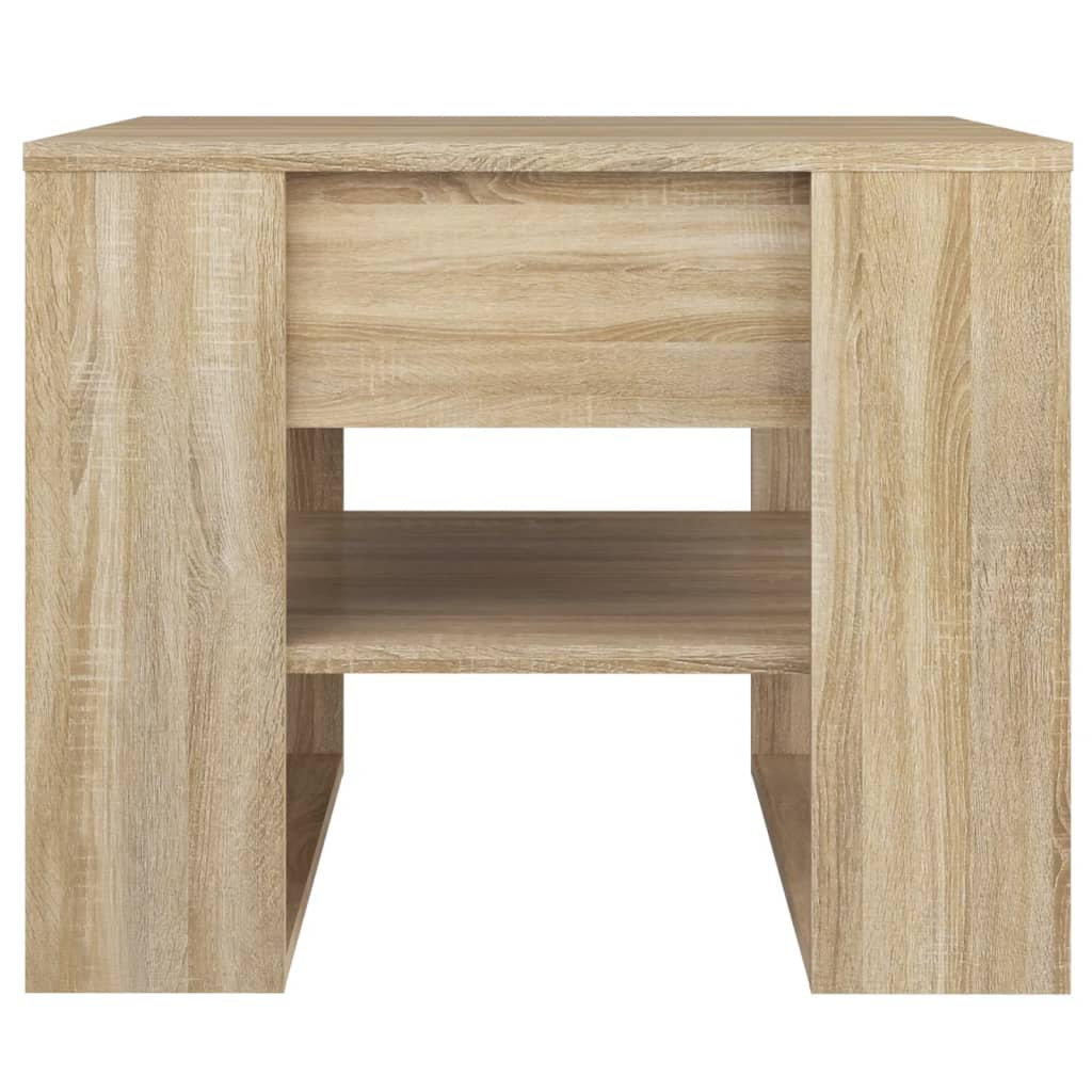 Stolić za kavu boja hrasta 55,5x55x45 cm konstruirano drvo