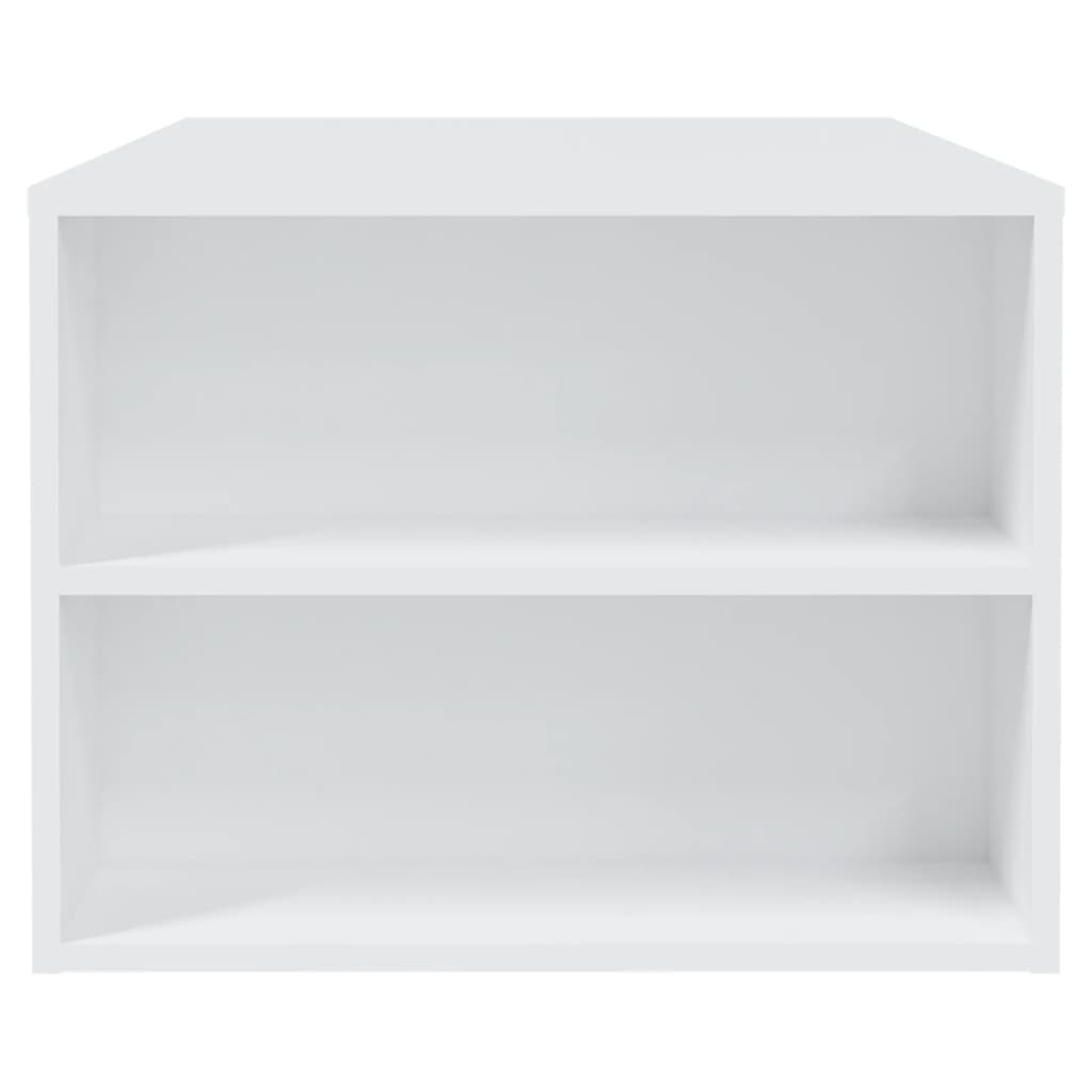 Stolić za kavu bijeli 102 x 55 x 42 cm od konstruiranog drva