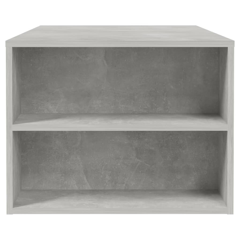 Stolić za kavu boja betona 102x55x42 cm konstruirano drvo