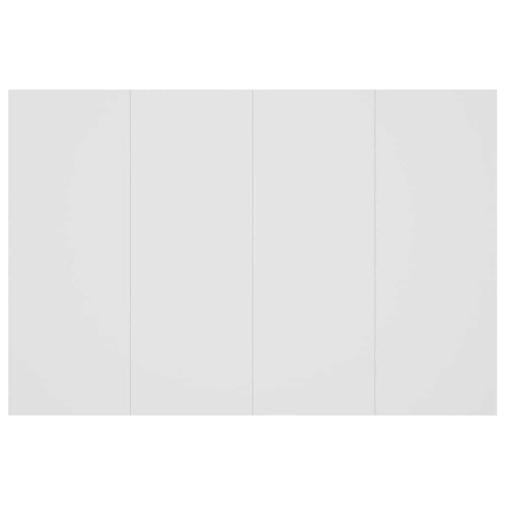 Uzglavlje za krevet bijelo 120x1,5x80 cm od konstruiranog drva