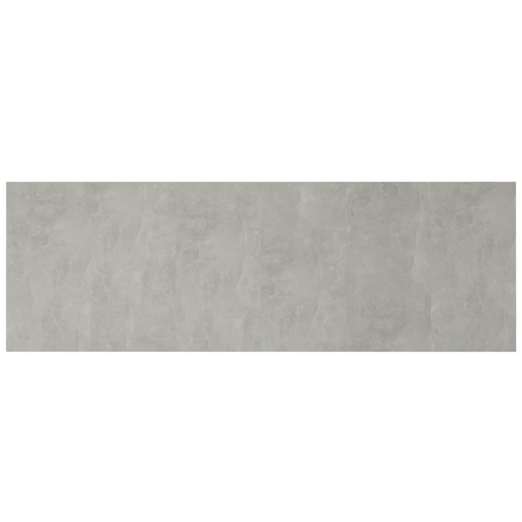 Uzglavlje za krevet siva boja betona 240 x 1,5 x 80 cm drveno