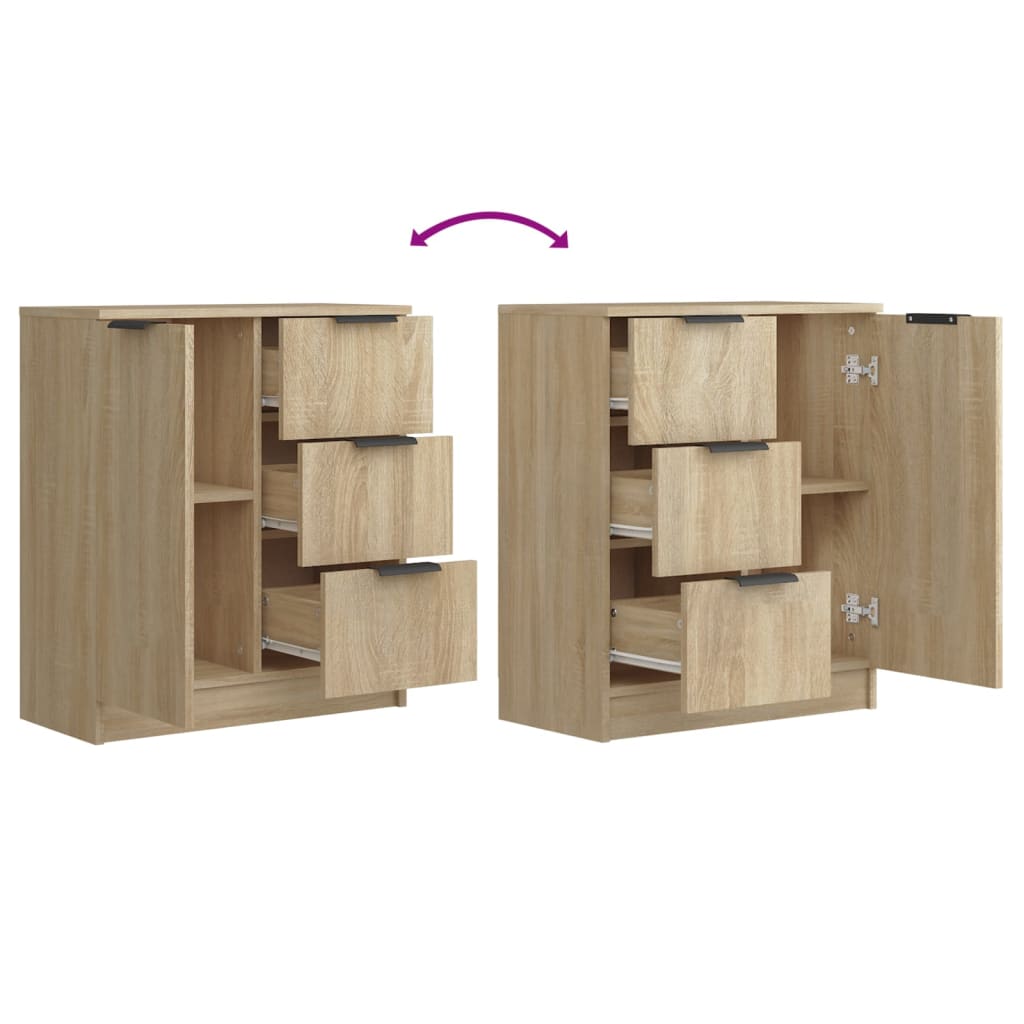 Komoda boja hrasta sonome 60 x 30 x 70 cm od konstruiranog drva