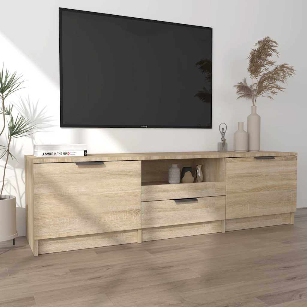 TV ormarić Sonoma hrast 140x35x40 cm Konstruirano drvo