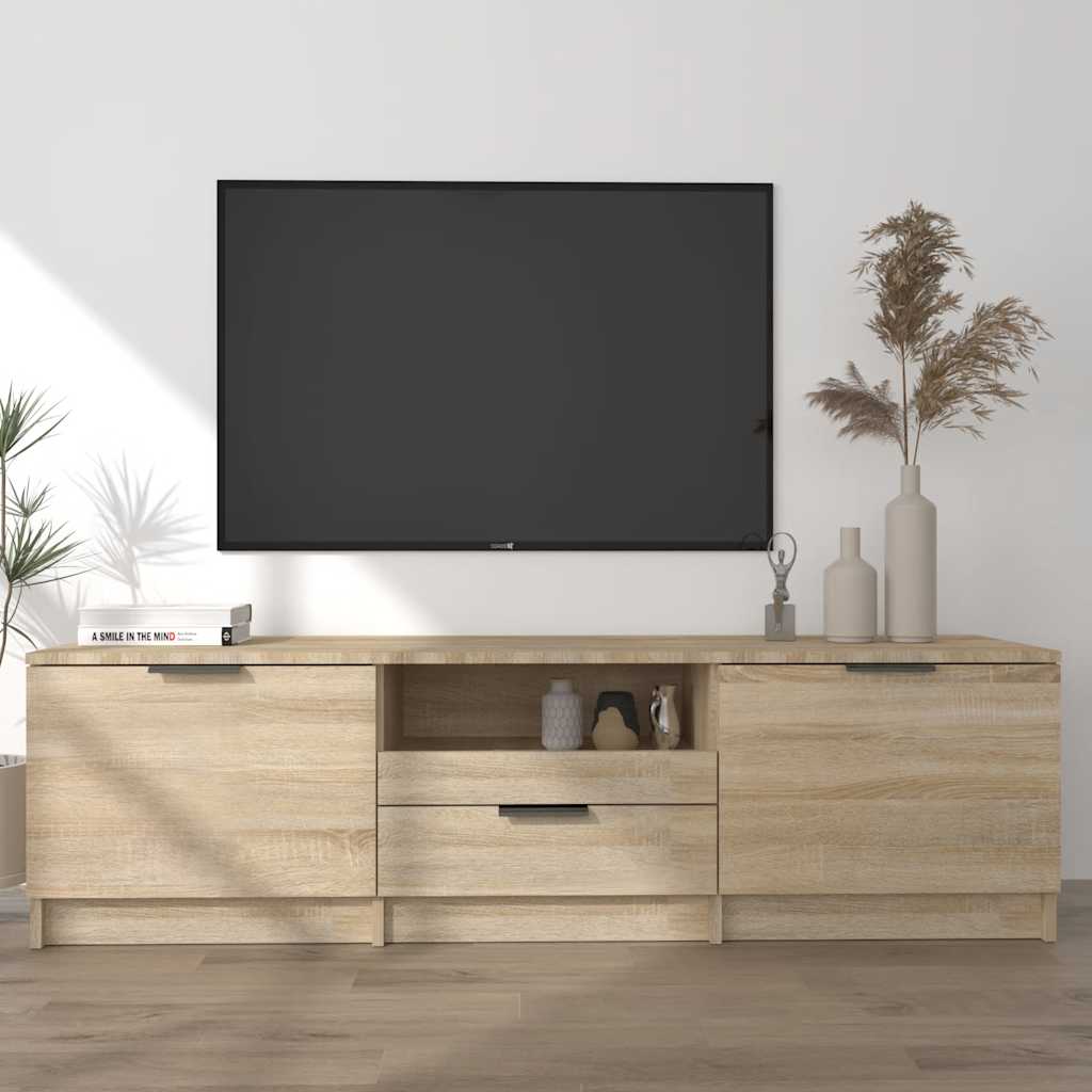 TV ormarić Sonoma hrast 140x35x40 cm Konstruirano drvo
